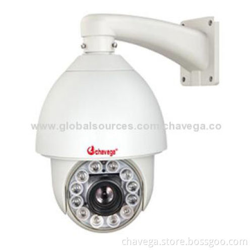 6" Intelligent IR High-speed PTZ Camera, 1/3" Sony CCD/700TVL/27x Optical Focus/256 Presets, 80-120m